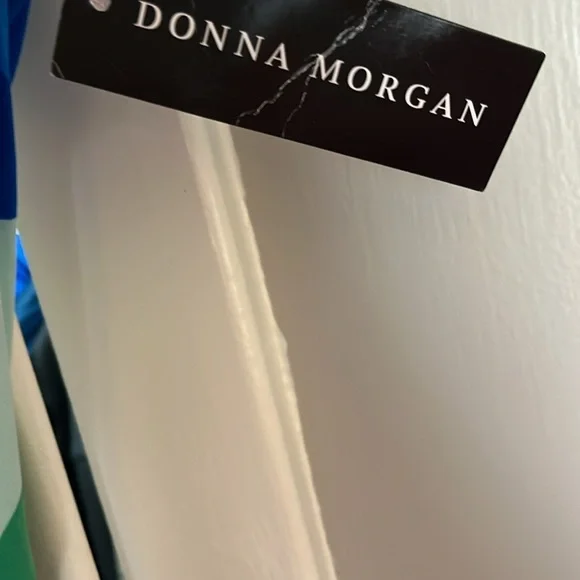 NWT Donna Morgan Wrap Collared Dress Size 16 - Picture 6 of 8